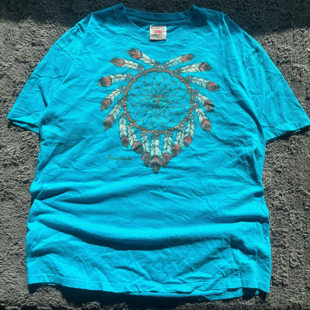 Vintage Oneita Power-T Arizona Dream Catcher Graphic T-Shirt